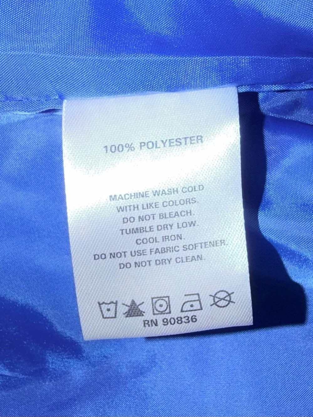 Port Authority Men’s Size Small Puffer Vest Blue Walmart Logo EUC